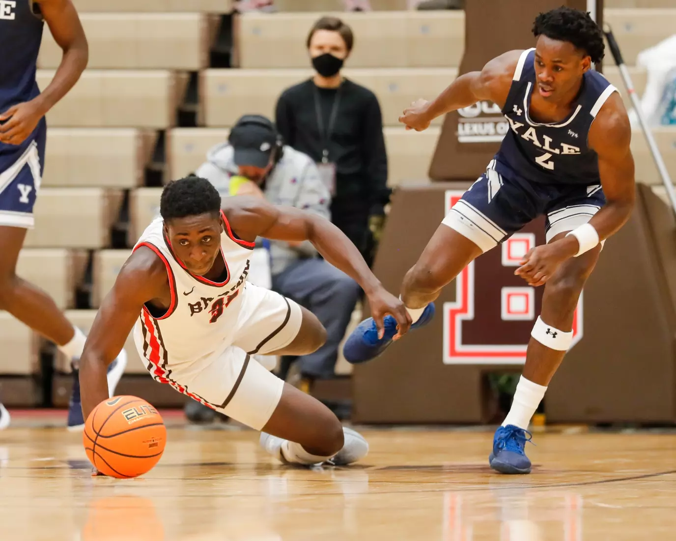 Nana Owusu-Anane vs Yale. January 9, 2024 inside the Pizzitola Sports Center