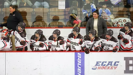 Brown Women's Hockey Bench