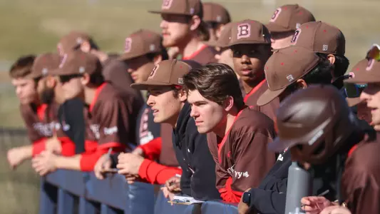 Ty Harris and Jared Johnson in the dugout