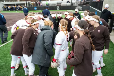 Softball vs Merrimack in game two of doubleheader on March 16, 2024