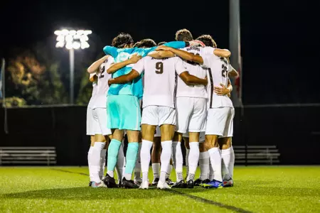 Men's Soccer Huddle