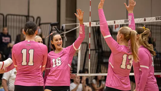 Volleyball Celebration Harvard