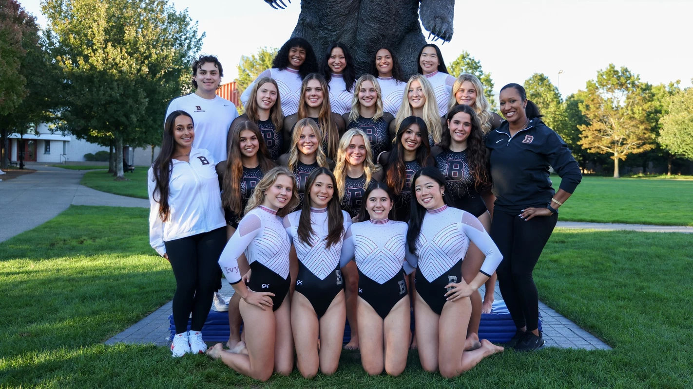 2026 Brown Gymnastics Team Photo