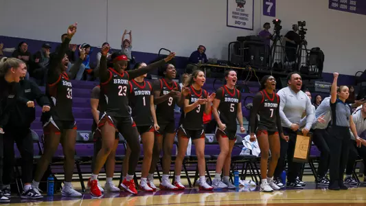 WBB at Stonehill Recap - Team Celebration