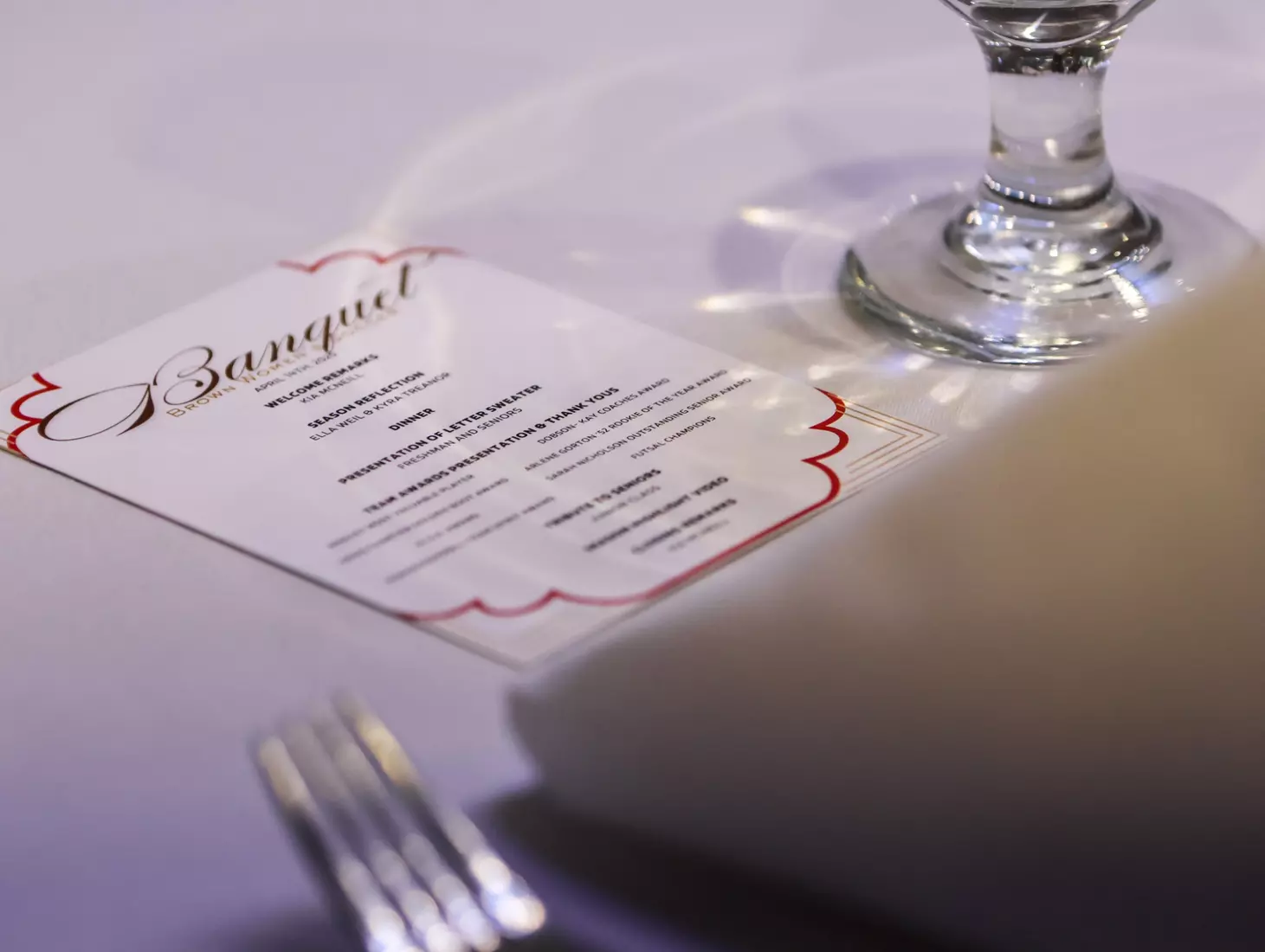 Women's Soccer End of Year Banquet 4/14/25