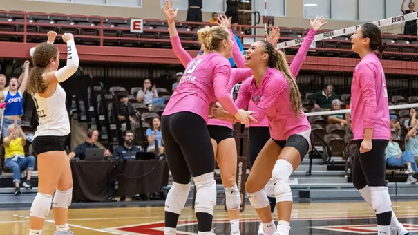 WVB celebration vs Dartmouth 10.2.26