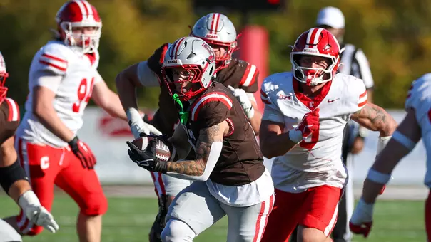 Matt Childs rushes vs. Cornell in 2026