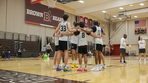 MBB Huddle at Practice