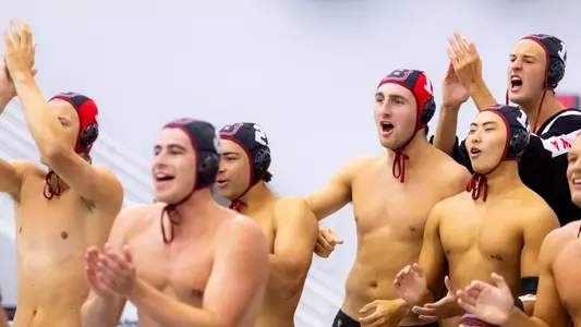 Men's water polo celebration