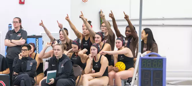 Women's Water Polo Bench Cheering 3/1/26