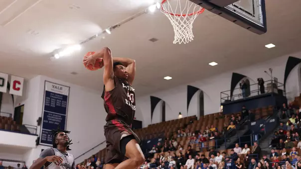 Landon Lewis dunking at Yale (Feb. 6, 2026)