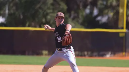 Dylan Reid pitches against Illinois State