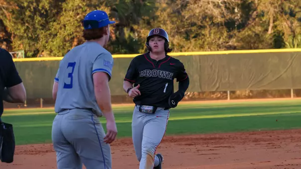 Mika Petersen runs to third base against Indiana State