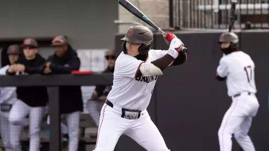 Mika Petersen batting during the 2025 season