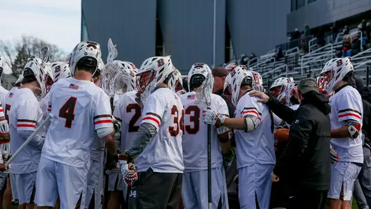 Men's Lacrosse Huddle