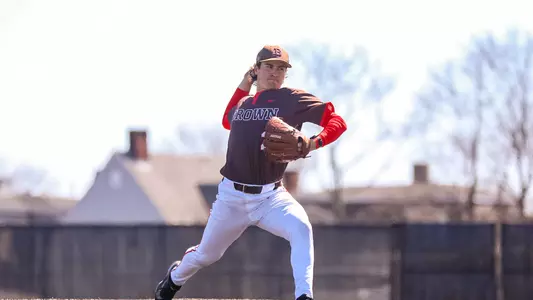 Dylan Reid pitches against Princeton in March 2026