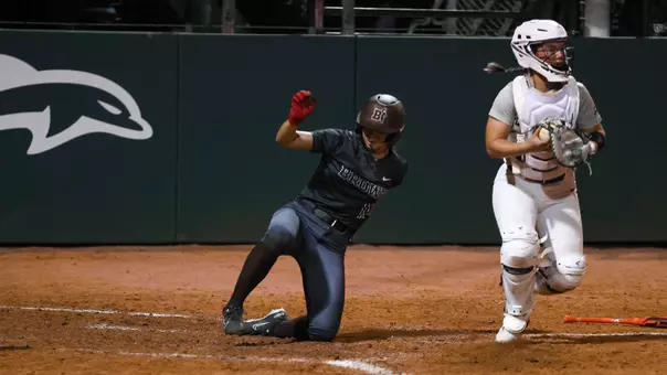 Jasmine Hsiao slide at Jacksonville University