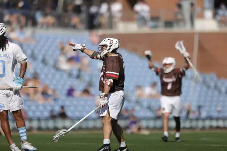 Chapel Hill, NC Ð Mar 7: NCAA Men's Lacrosse - Brown at North Carolina at Dorrance Field in Chapel Hill, NC on March 7, 2026. (Credit: Andy Mead/YCJ)