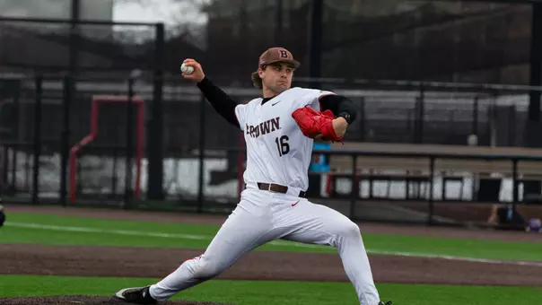 Peter Dubie pitches against URI on 3/7/2026