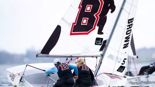 Two sailors racing