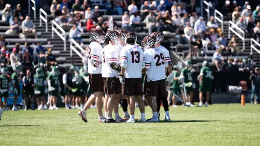 Men's Lacrosse Celebration Against Dartmouth on Apr. 11