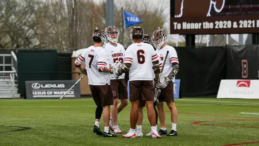 Men's Lacrosse Celebration Against Penn on April 18