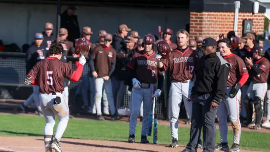 Brown celebrates a home run by Alex Benevento