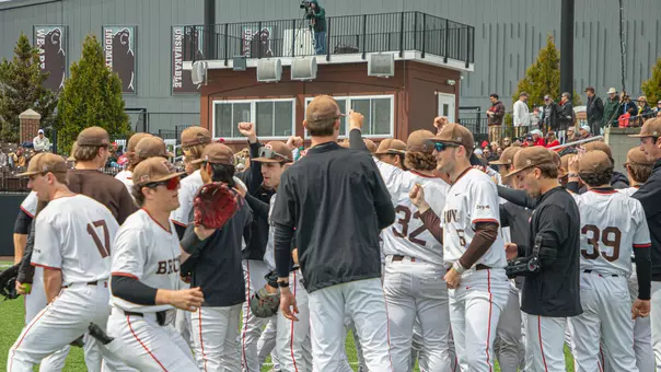 Brown takes the field against Cornell in April 2026