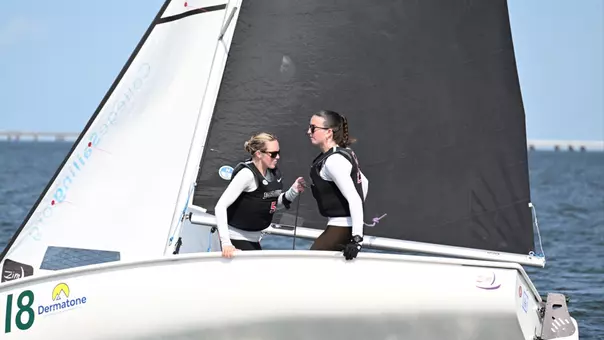 Gabriela Collins and Katherine McNamara Sailing