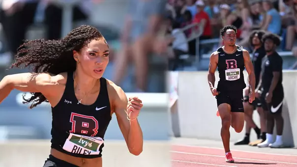 Elle Riley and Elias Archie compete on Day 1 of Ivy Heps