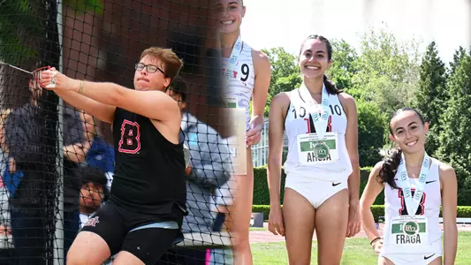 Ethan Wordell, Nimrit Ahuja and Olivia Fraga all compete for Brown