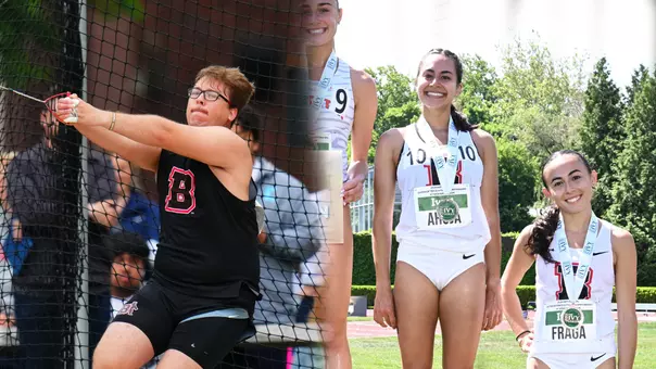 Ethan Wordell, Nimrit Ahuja and Olivia Fraga all compete for Brown