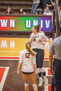 Kendall Welker celebrates