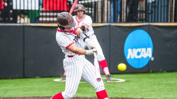 Abby Bettencourt hits a home run against Penn