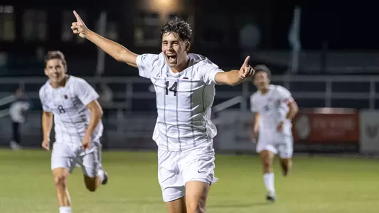 Mateo Pereyra celebrates after scoring a goal