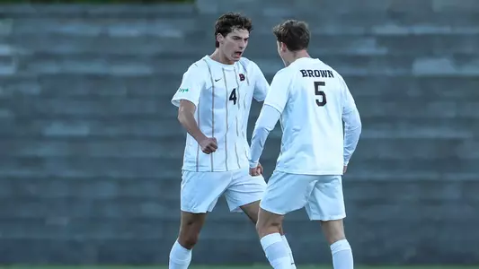 Stefano D'Agostini celebrates with Mathias Hille