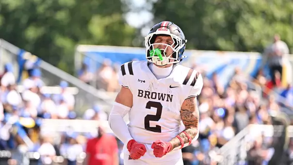 Matt Childs celebrates at touchdown at New Haven in 2026