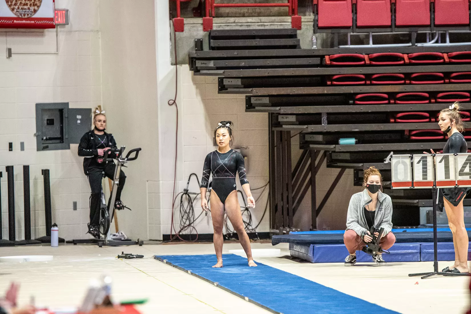 Gymnastics vs. CMU and Illinois State