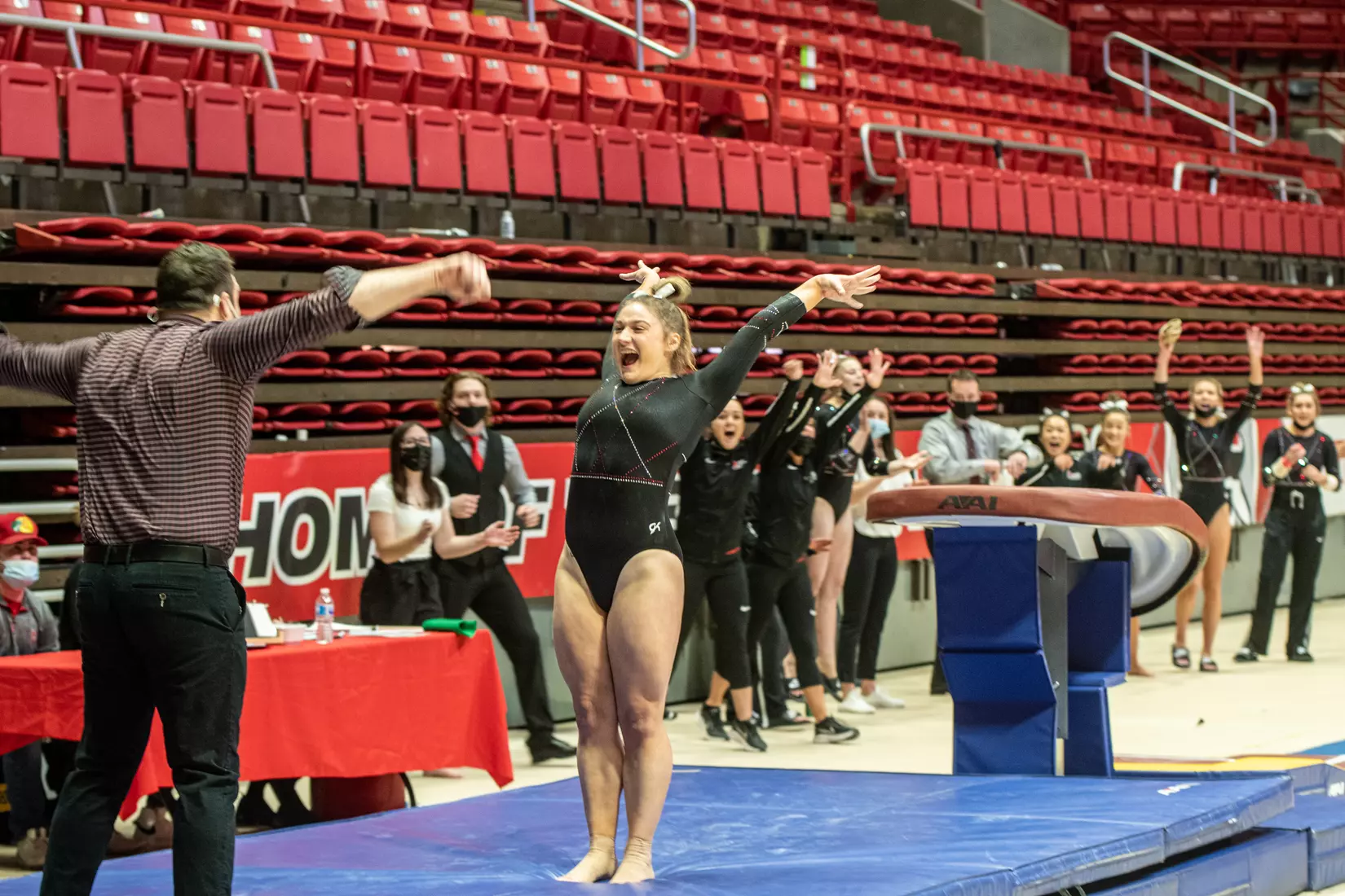 Gymnastics vs. CMU and Illinois State