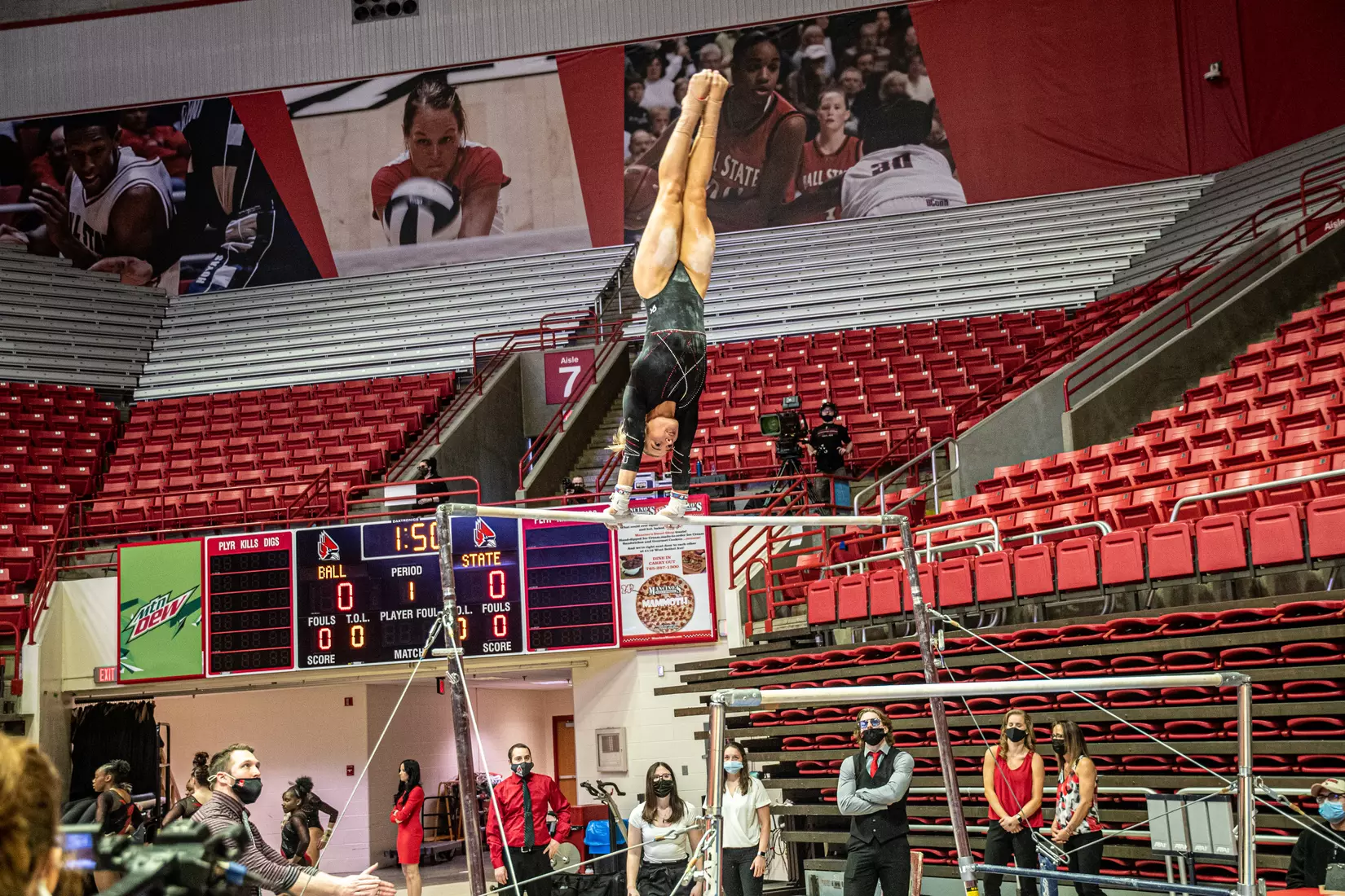 Gymnastics vs. CMU and Illinois State