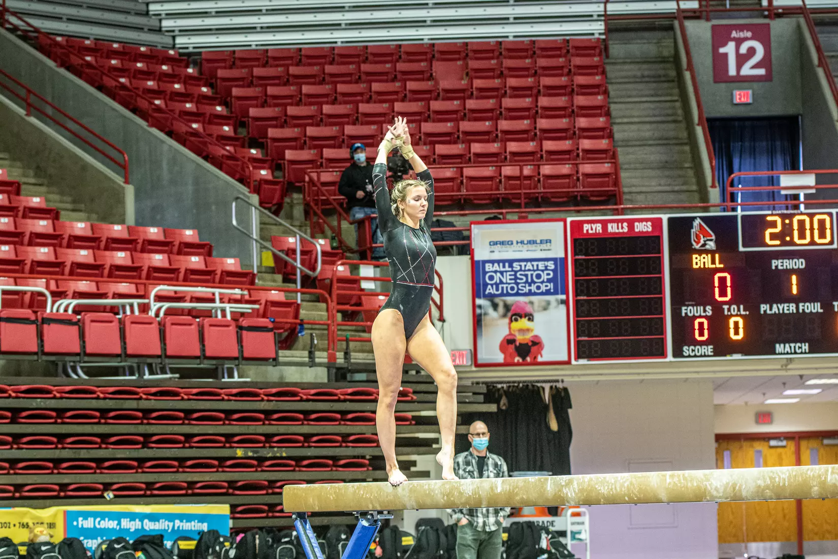 Gymnastics vs. CMU and Illinois State