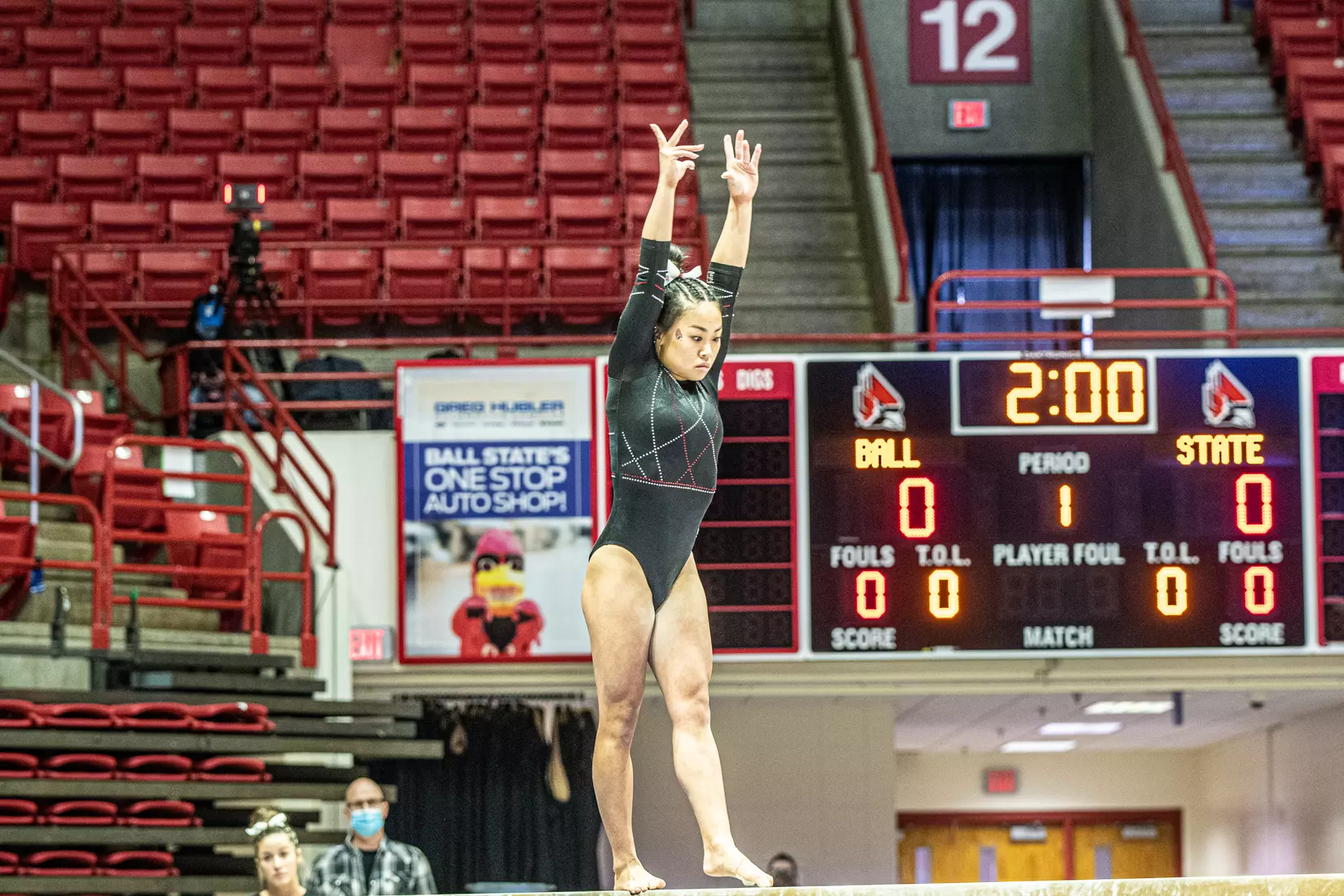 Gymnastics vs. CMU and Illinois State