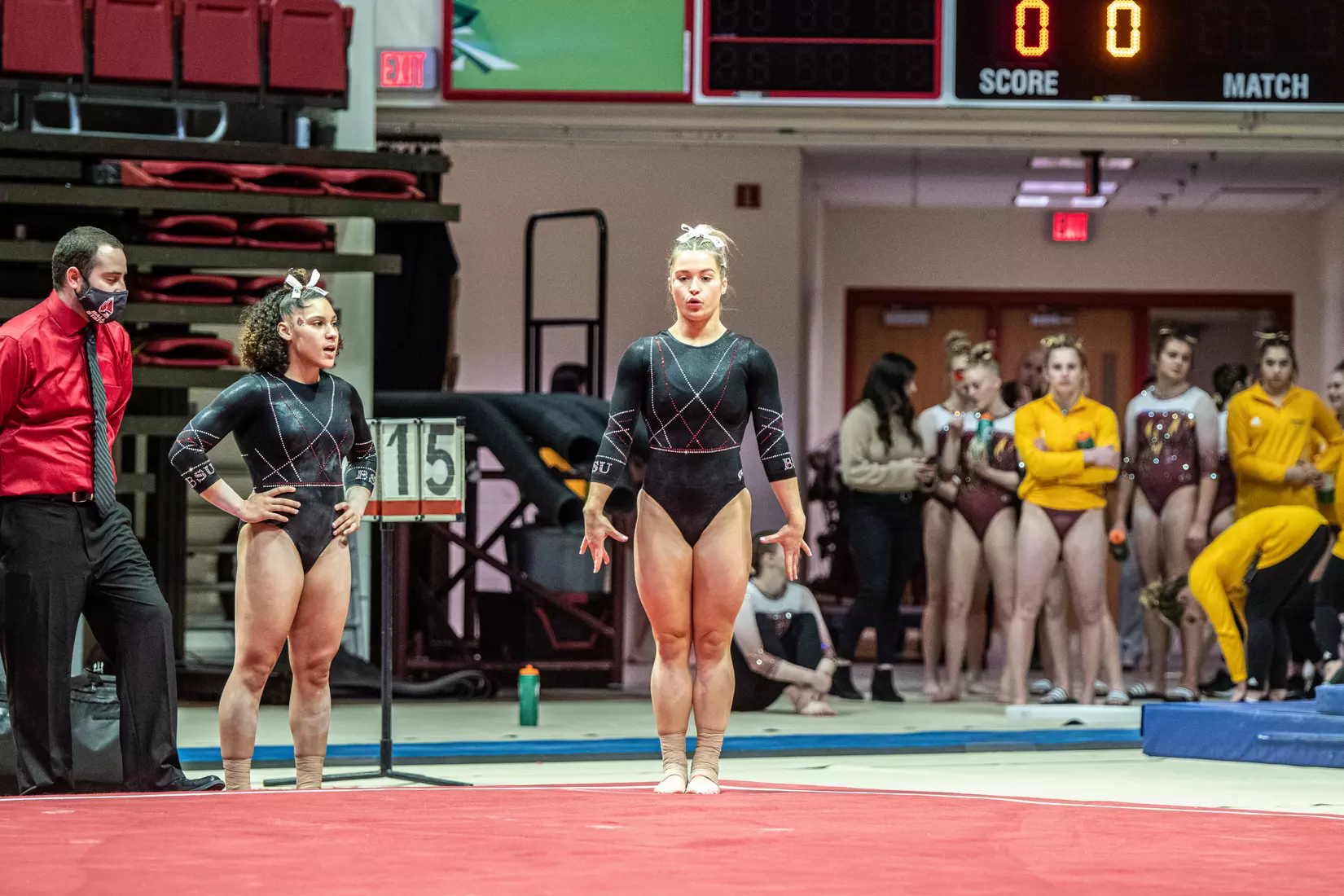 Gymnastics vs. CMU and Illinois State