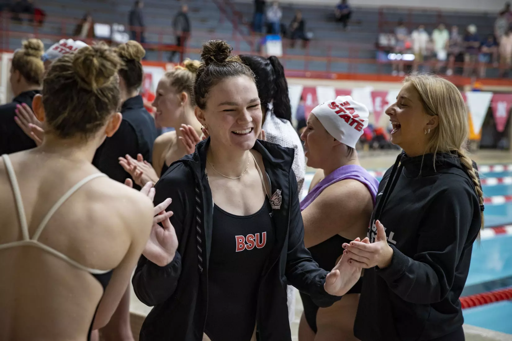 Women's swimming and diving vs Buffalo, Senior Day.
