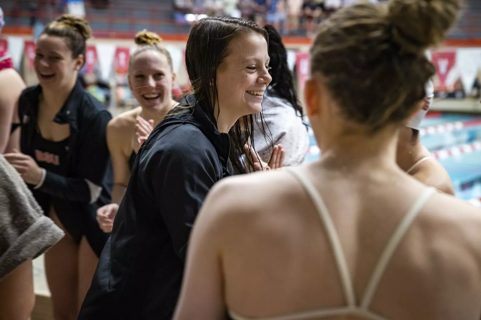 Women's swimming and diving vs Buffalo, Senior Day.