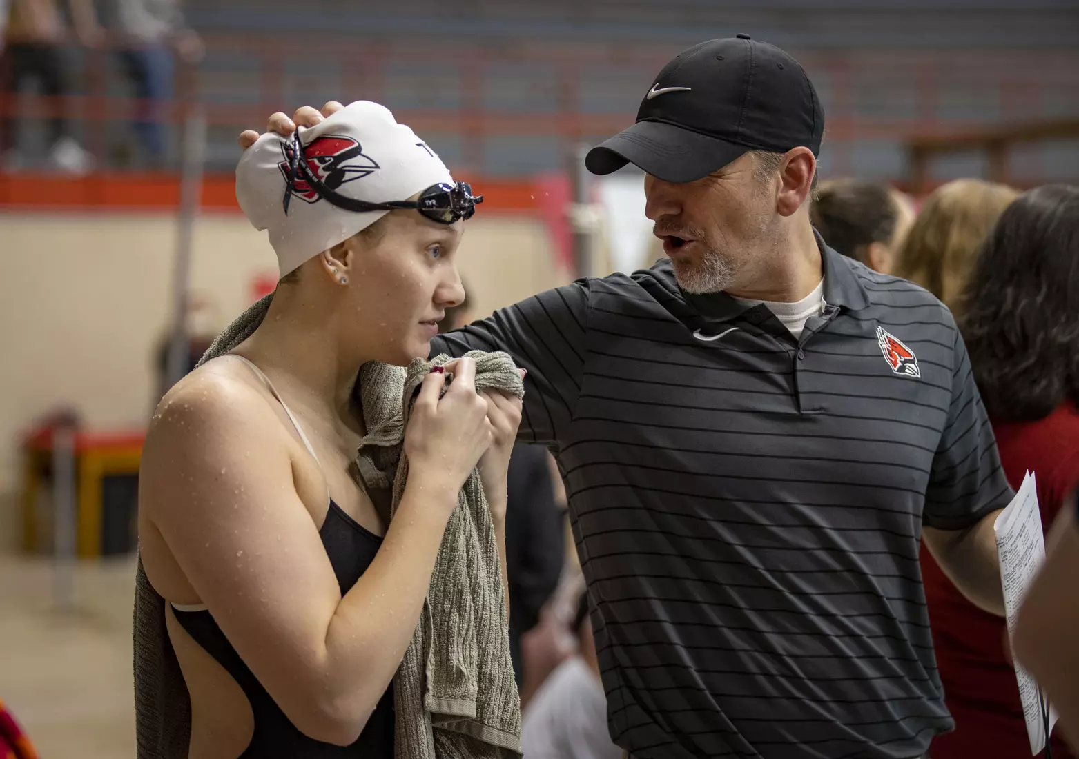 Women's swimming and diving vs Buffalo, Senior Day.