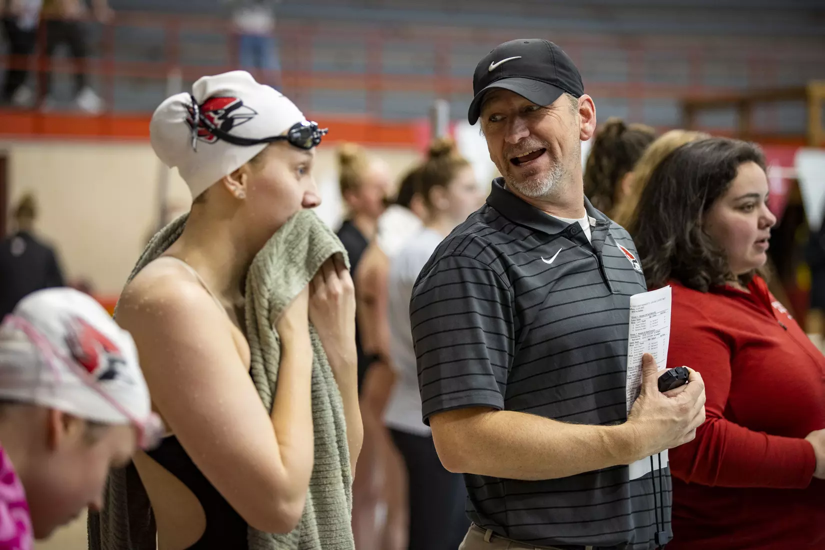 Women's swimming and diving vs Buffalo, Senior Day.