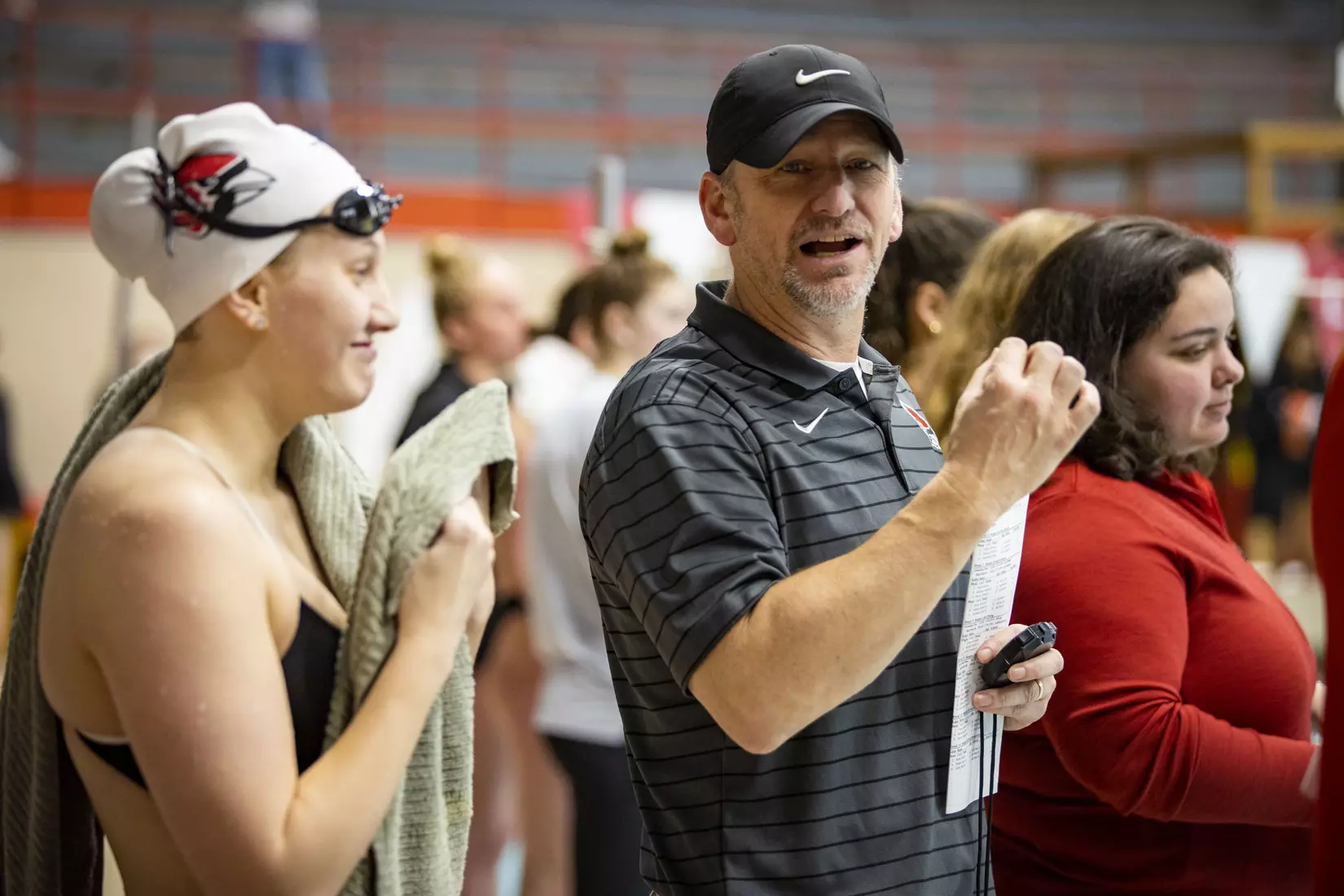 Women's swimming and diving vs Buffalo, Senior Day.