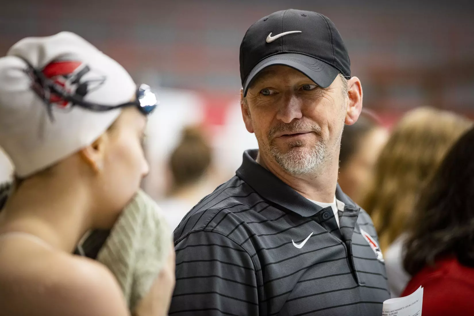 Women's swimming and diving vs Buffalo, Senior Day.
