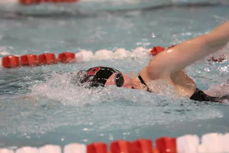 Swimming and Diving Defeats Akron in MAC Dual Action